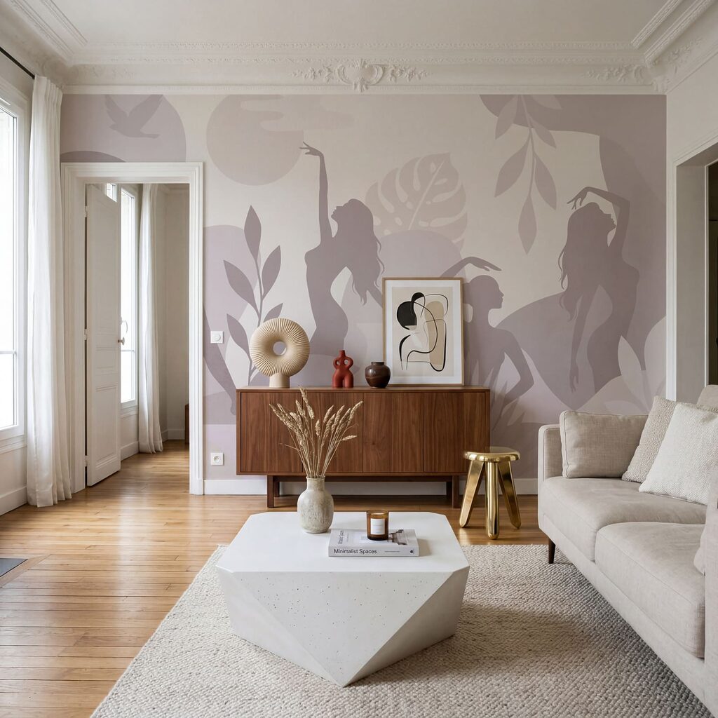 Bewegte Frauensilhouetten — Interieur 2