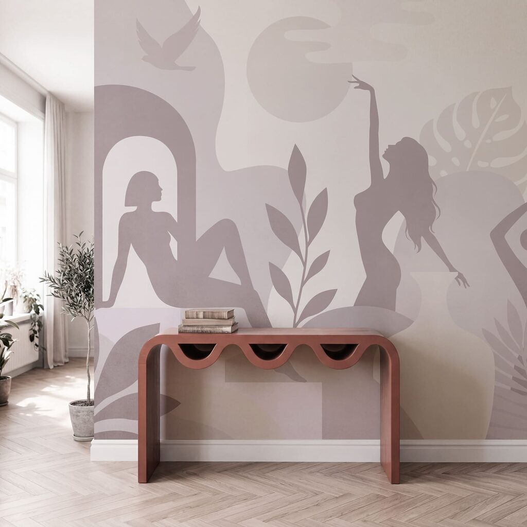Bewegte Frauensilhouetten — Interieur 3