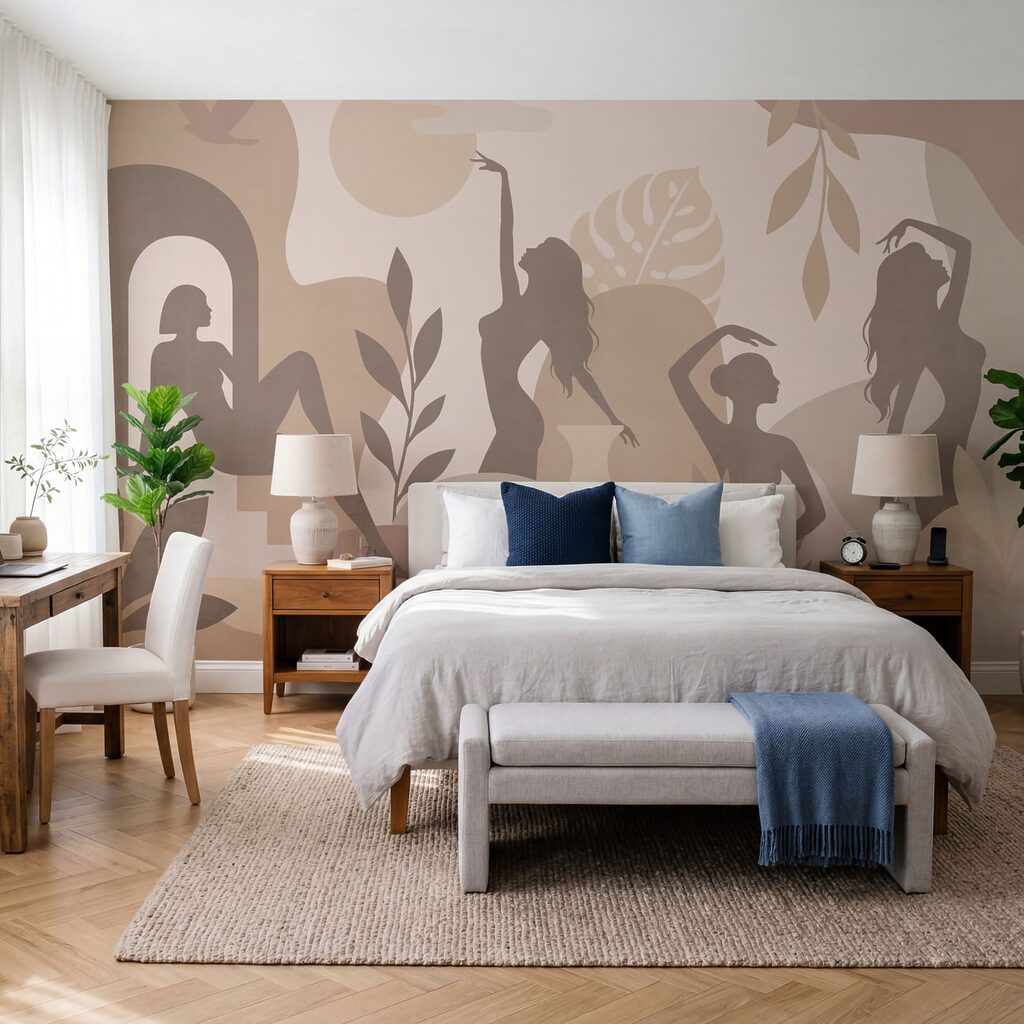 Bewegte Frauensilhouetten — Interieur 2
