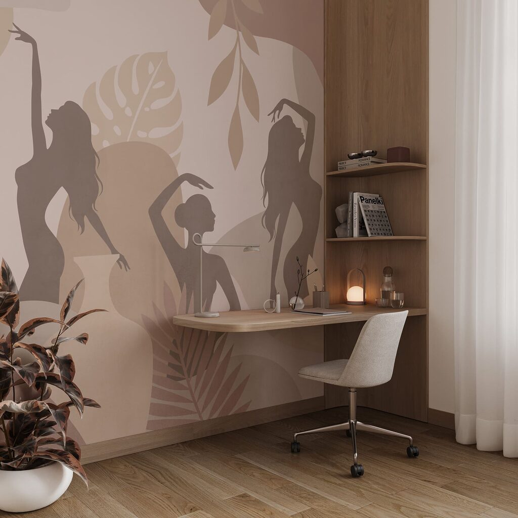 Bewegte Frauensilhouetten — Interieur 4