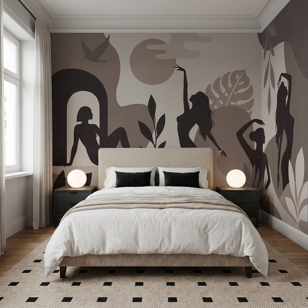 Bewegte Frauensilhouetten — Interieur 2