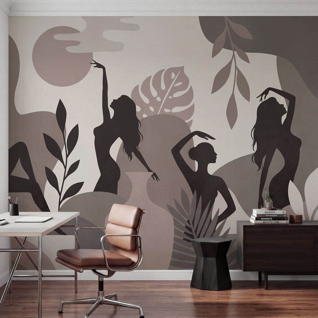 Bewegte Frauensilhouetten — Interieur 4