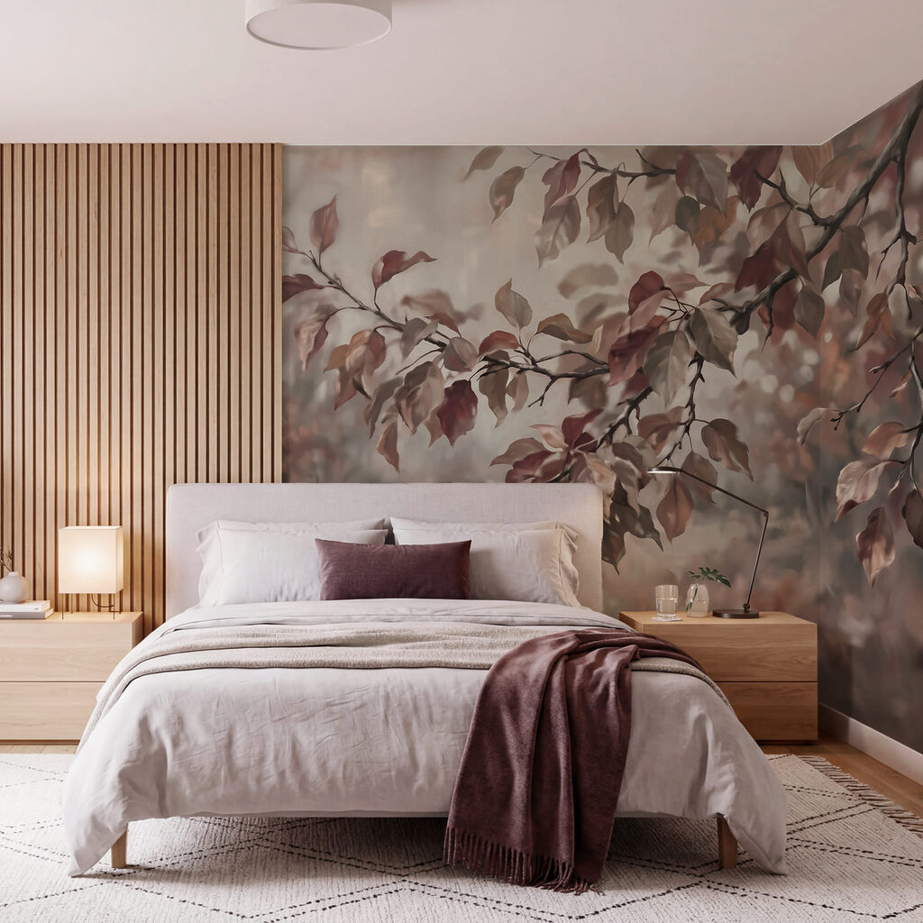 Blattzweige im Gegenlicht — Interieur 2