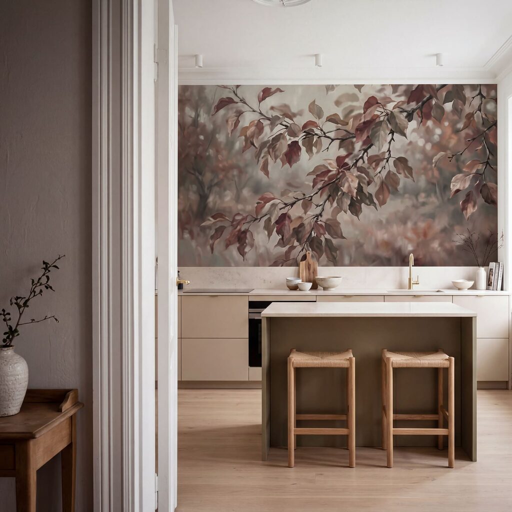 Blattzweige im Gegenlicht — Interieur 3