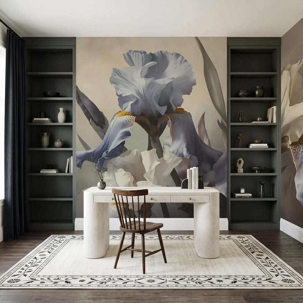 Iris in klassischem Pinselstrich — Interieur 3