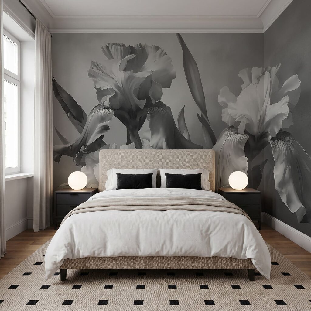 Iris in klassischem Pinselstrich — Interieur 2