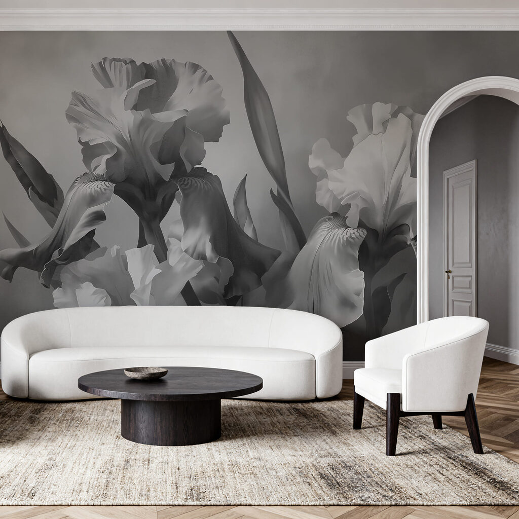 Iris in klassischem Pinselstrich — Interieur 3