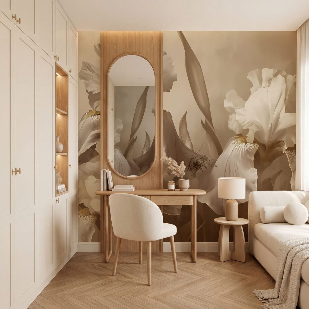 Iris in klassischem Pinselstrich — Interieur 2