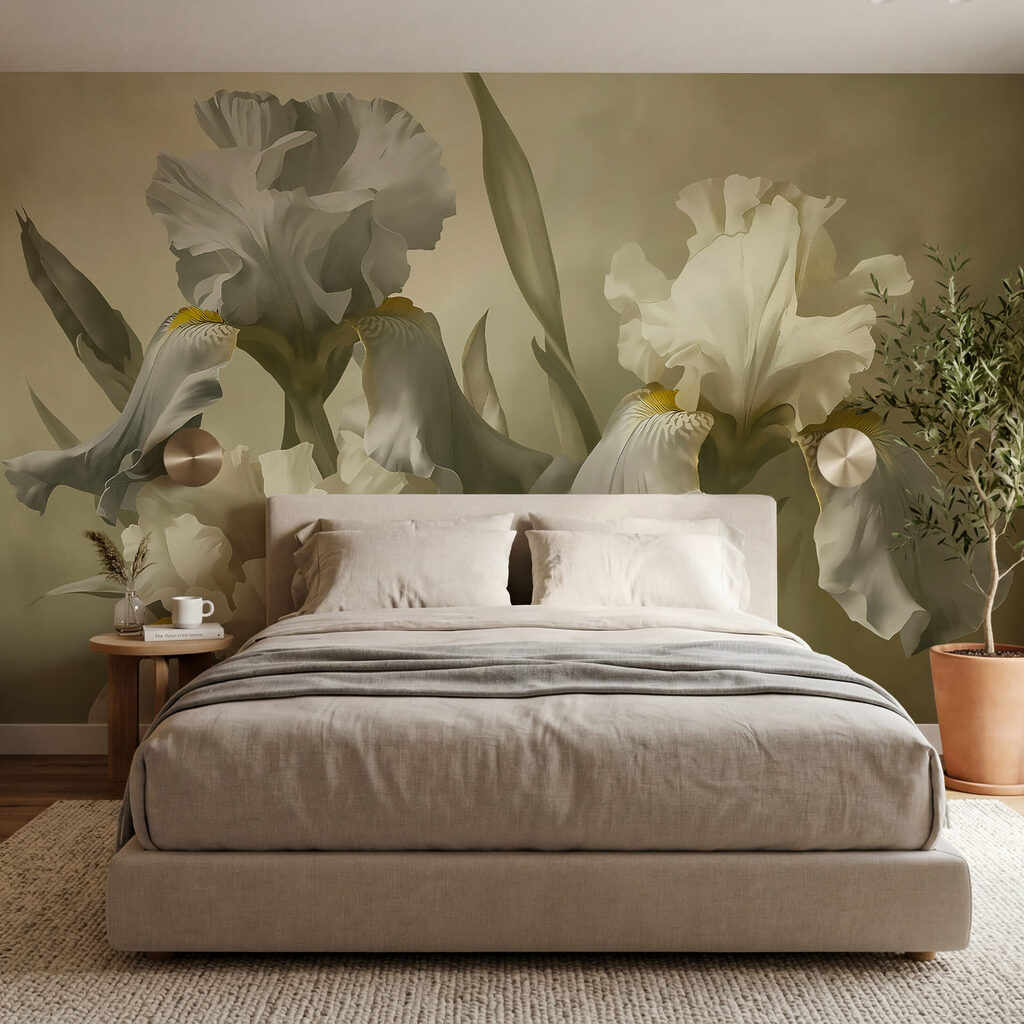 Iris in klassischem Pinselstrich — Interieur 1