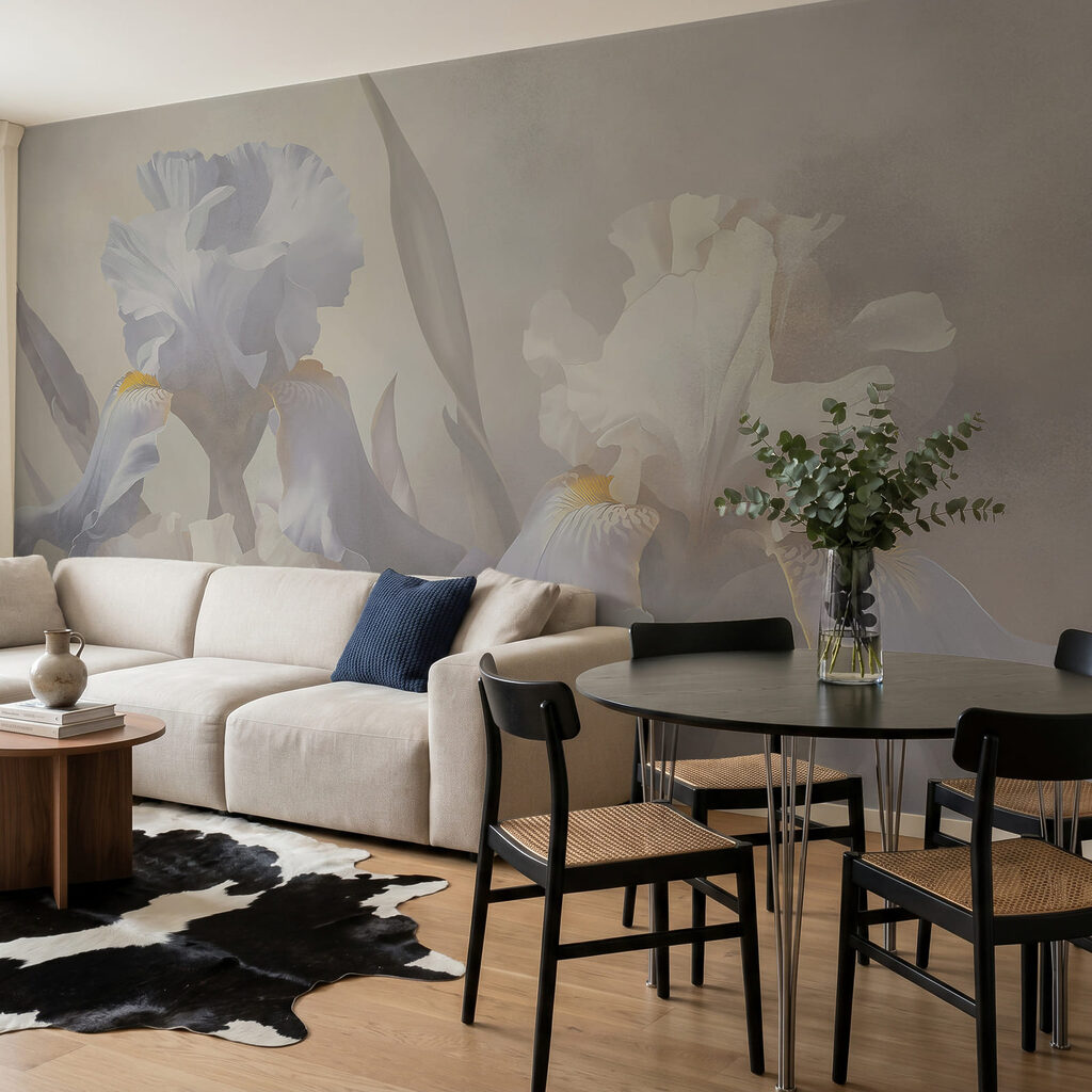 Iris in klassischem Pinselstrich — Interieur 2