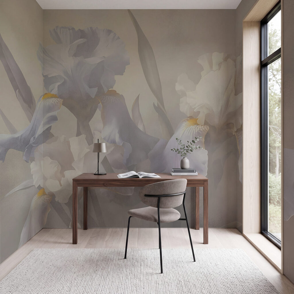 Iris in klassischem Pinselstrich — Interieur 3
