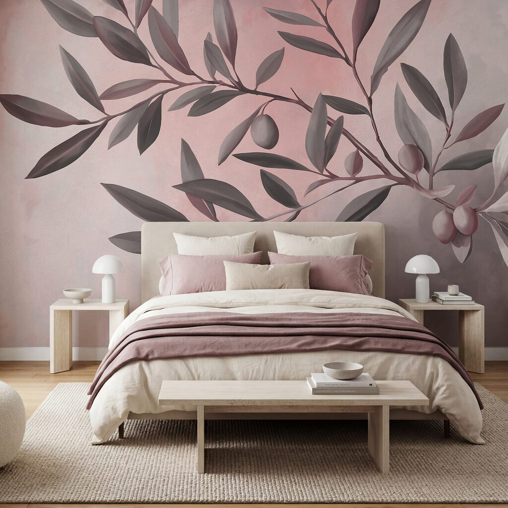 Olivenzweig in sanften Farben — Interieur 1