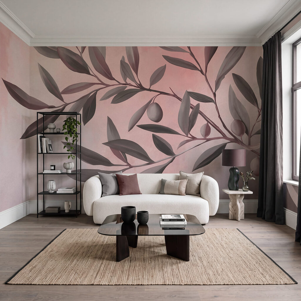 Olivenzweig in sanften Farben — Interieur 2