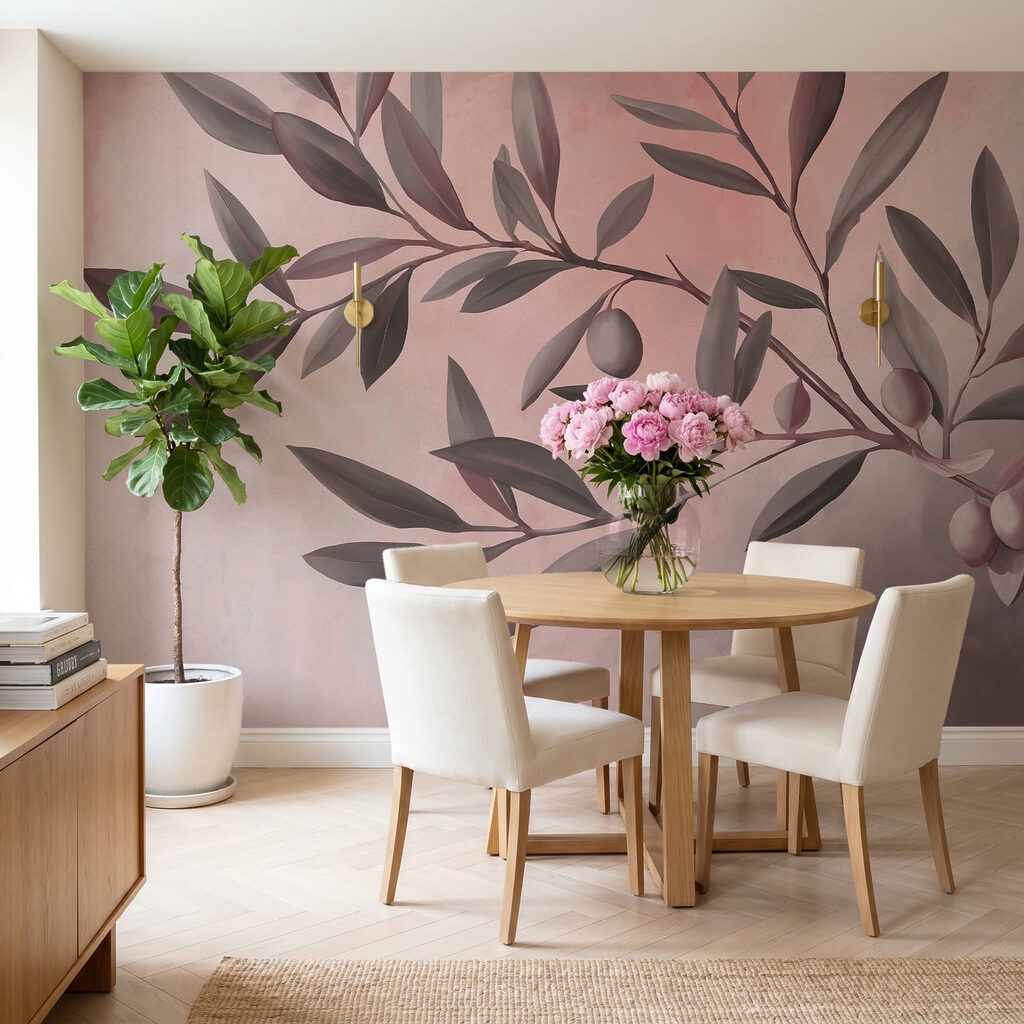 Olivenzweig in sanften Farben — Interieur 3