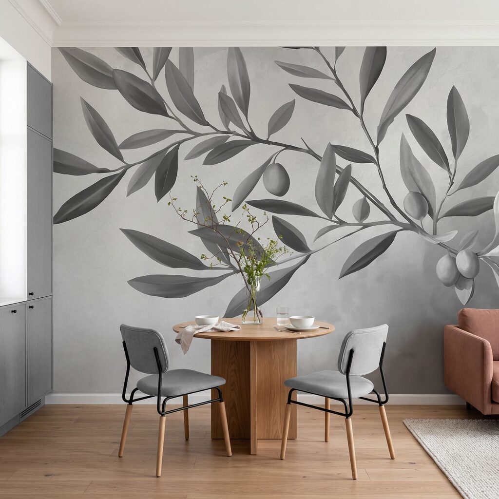 Olivenzweig in sanften Farben — Interieur 3