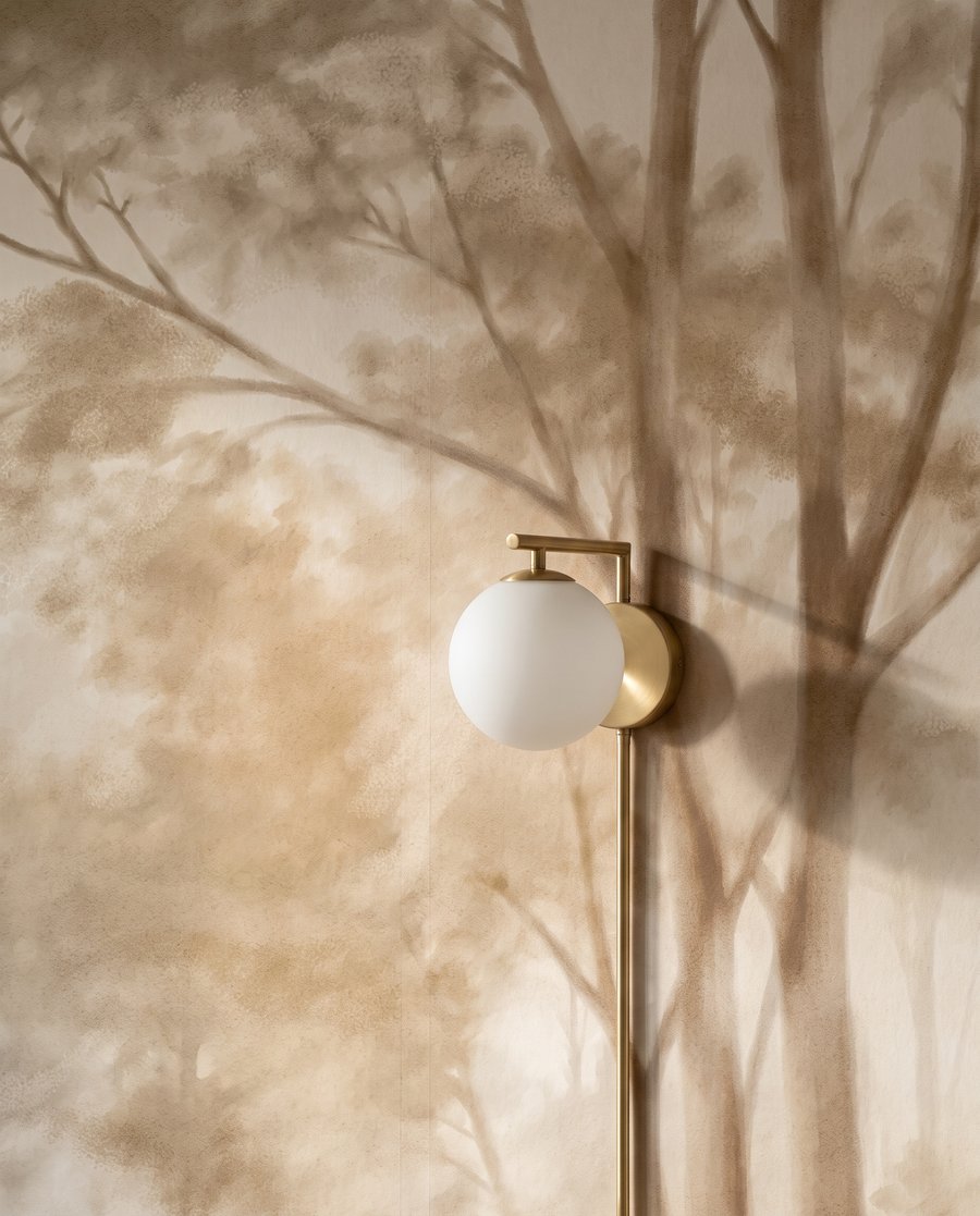 Licht zwischen blassen Bäumen — Detail
