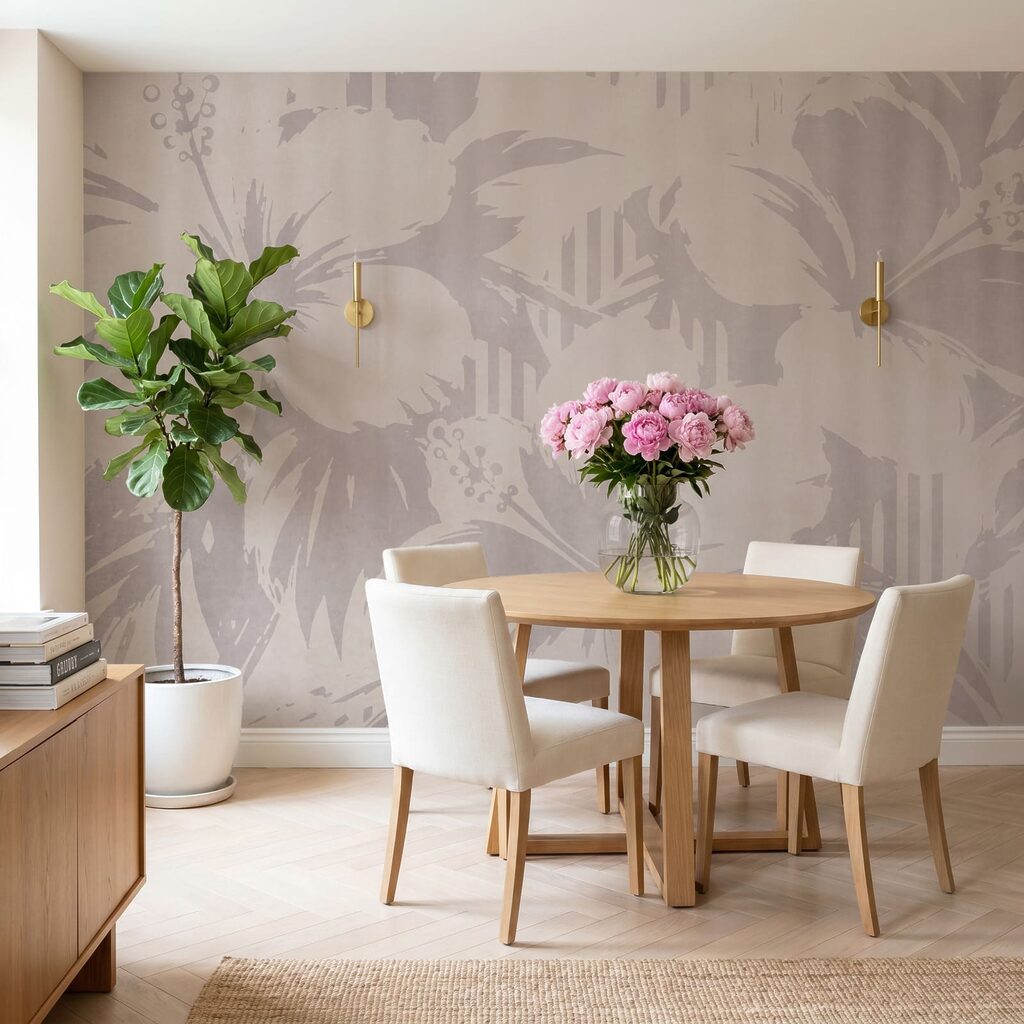 Pflanzenschatten auf Streifen — Interieur 4