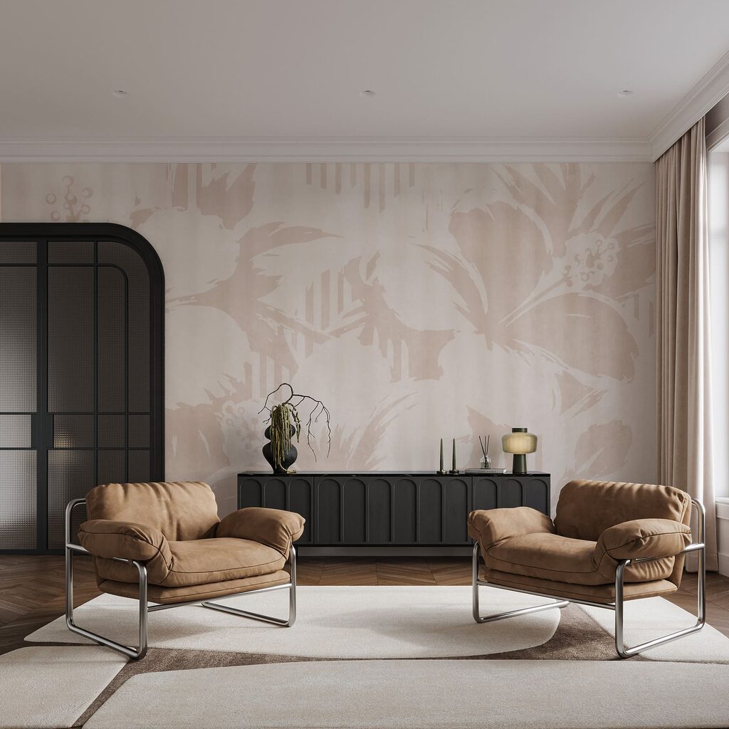 Pflanzenschatten auf Streifen — Interieur 3