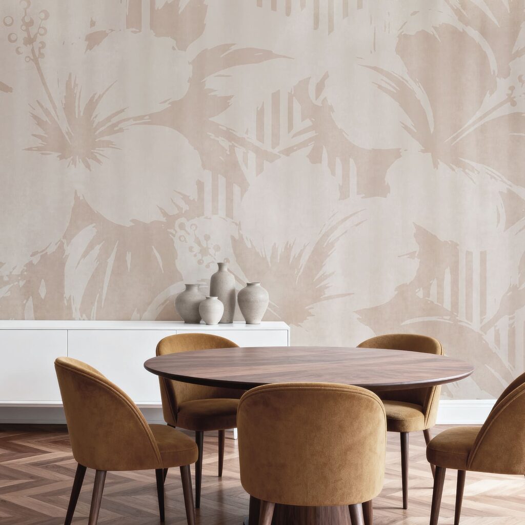 Pflanzenschatten auf Streifen — Interieur 1
