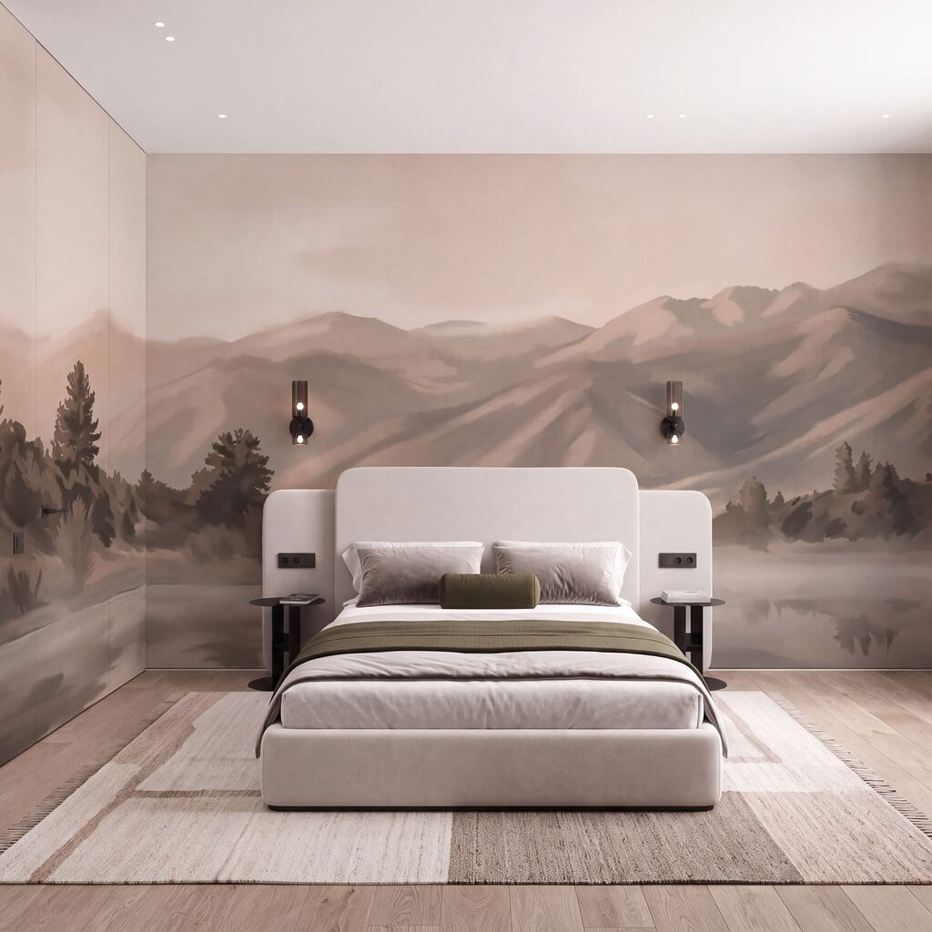 Gespiegelte Berge am Morgen — Interieur 2