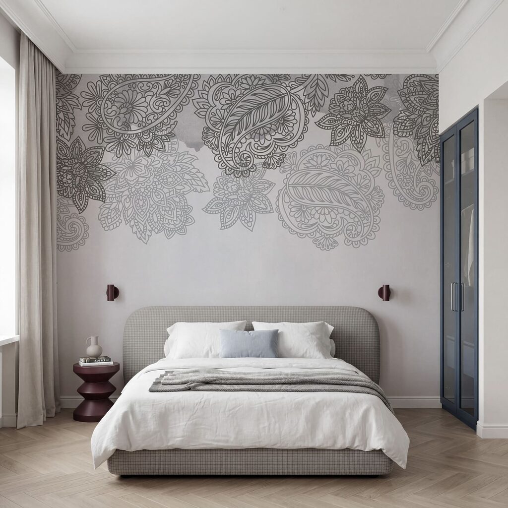 Paisleymuster am oberen Rand — Interieur 1