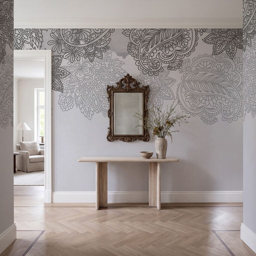 Paisleymuster am oberen Rand — Interieur 3