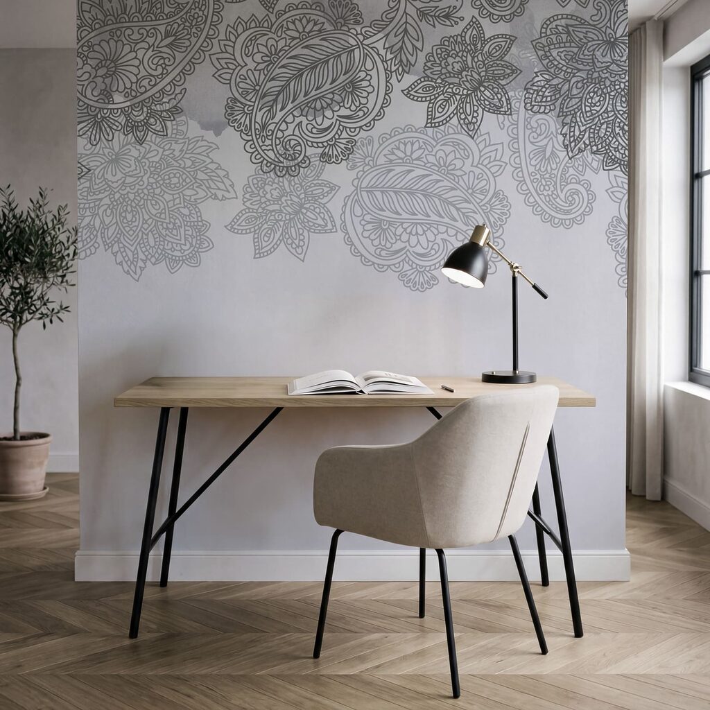 Paisleymuster am oberen Rand — Interieur 7