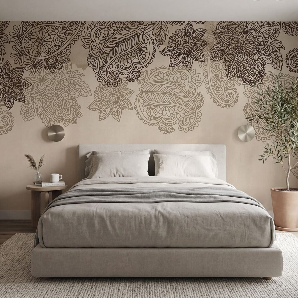 Paisleymuster am oberen Rand — Interieur 1