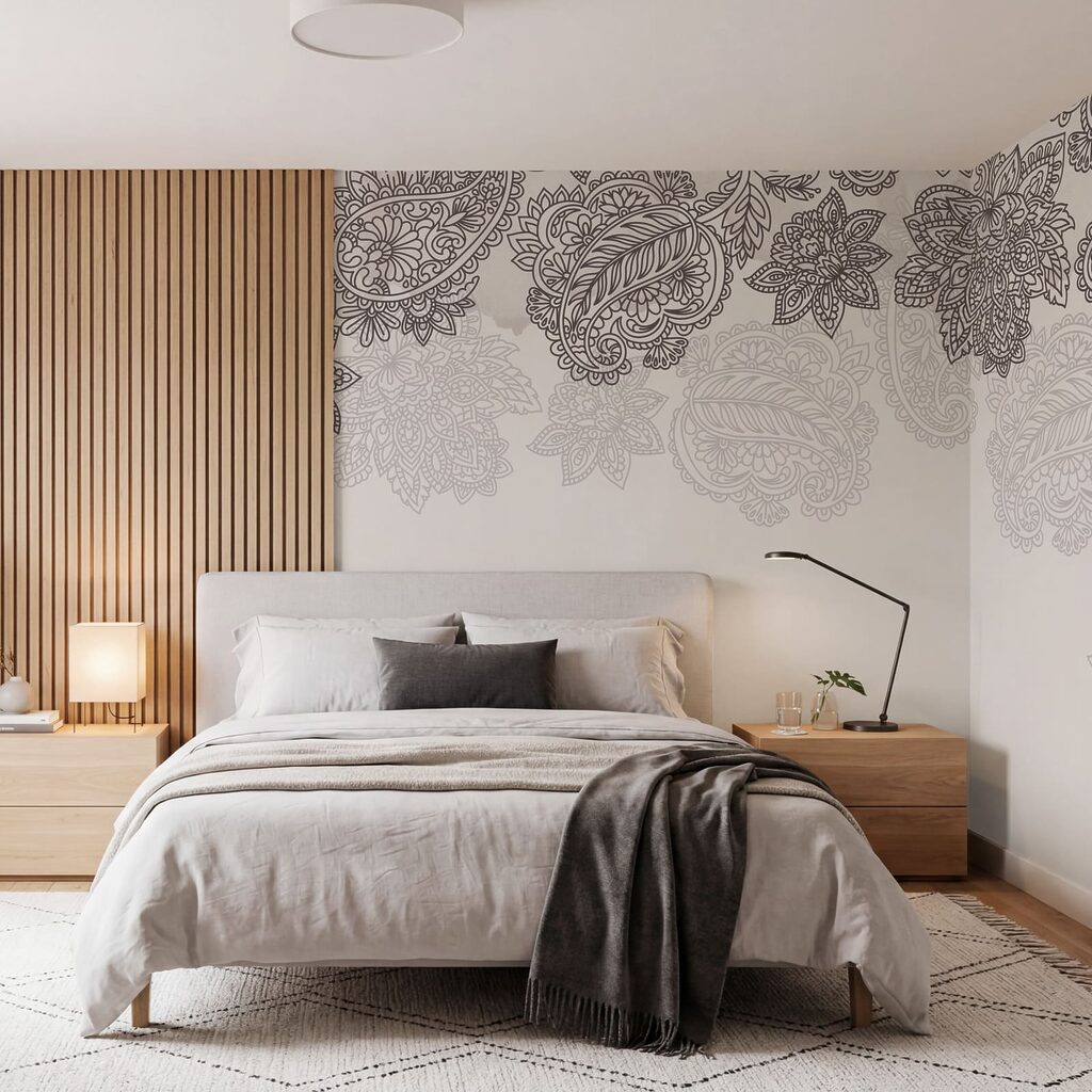 Paisleymuster am oberen Rand — Interieur 2