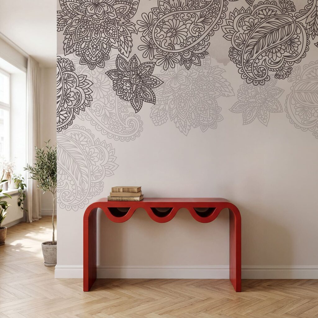 Paisleymuster am oberen Rand — Interieur 3