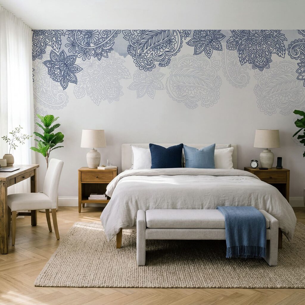 Paisleymuster am oberen Rand — Interieur 2