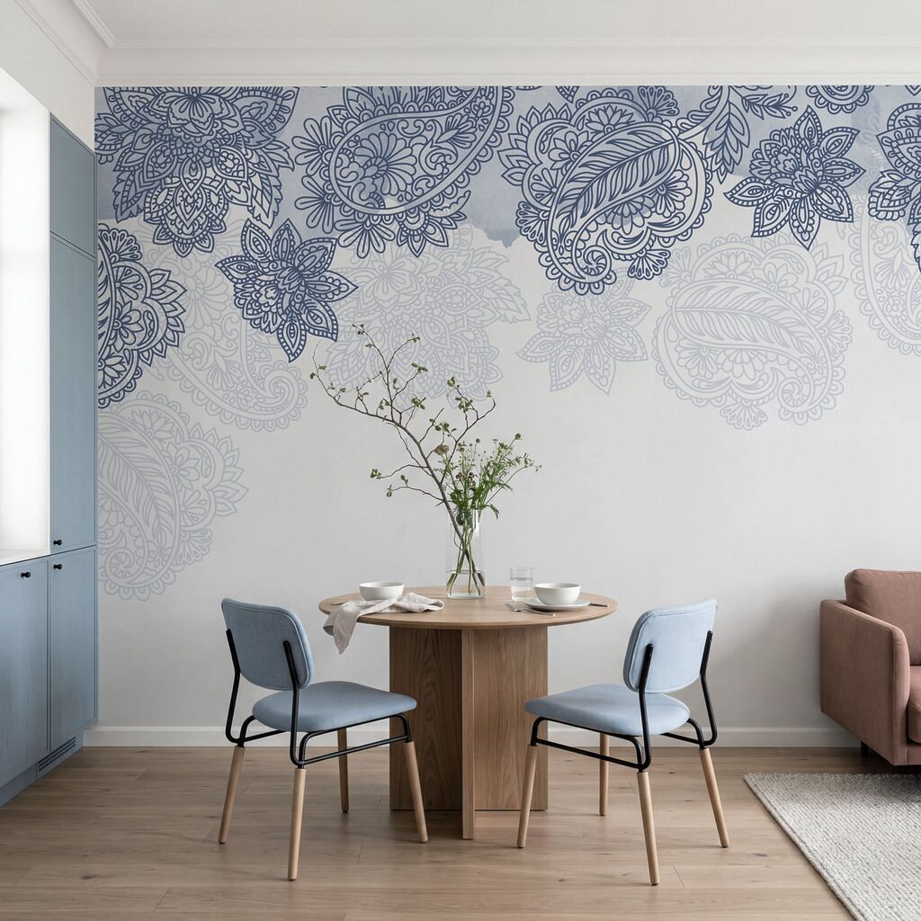 Paisleymuster am oberen Rand — Interieur 1
