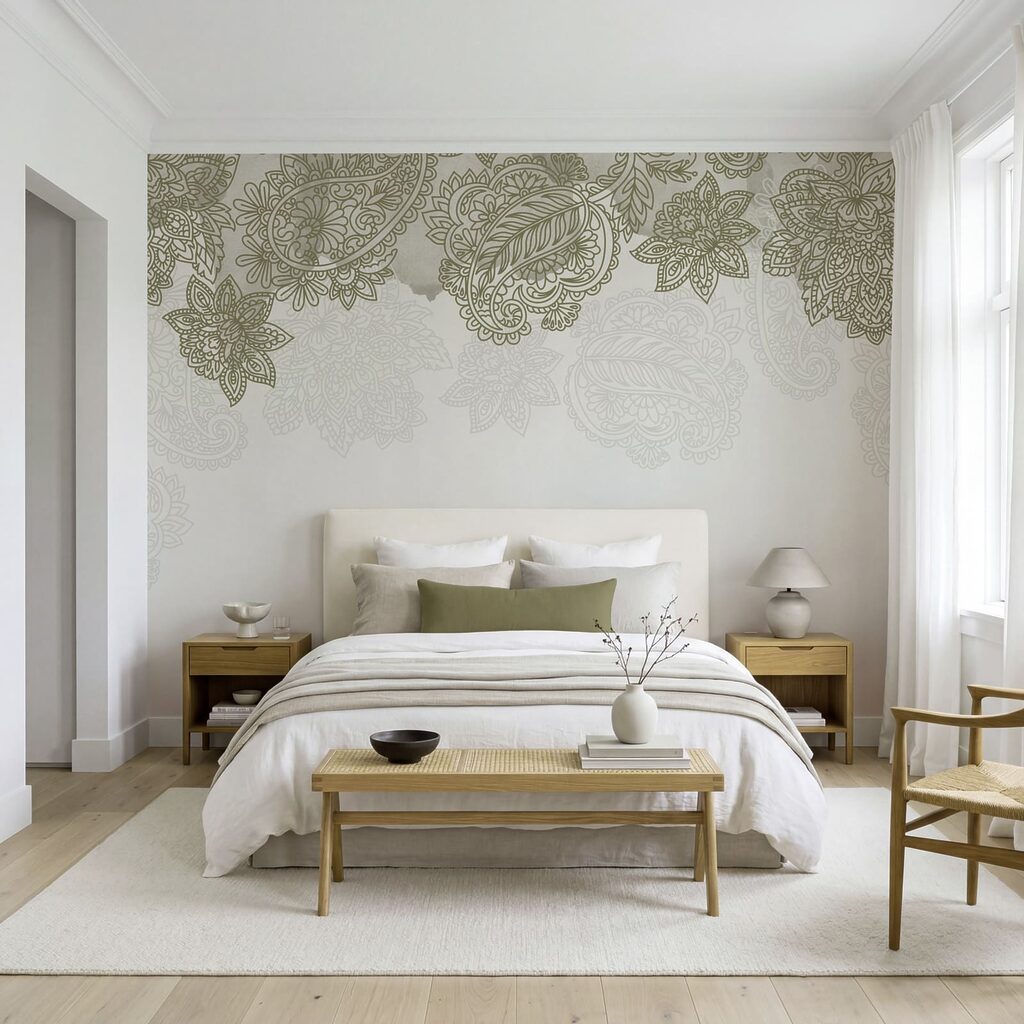 Paisleymuster am oberen Rand — Interieur 1