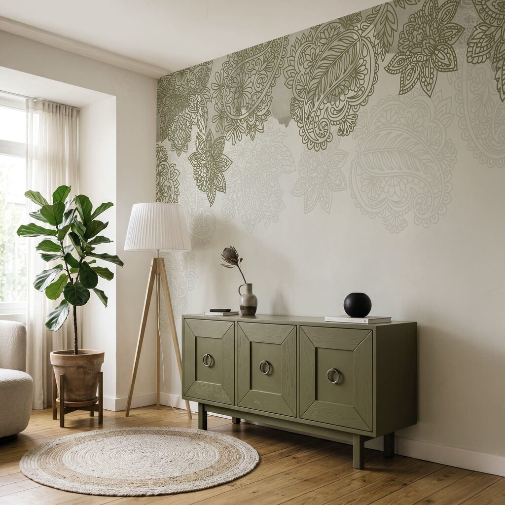 Paisleymuster am oberen Rand — Interieur 2