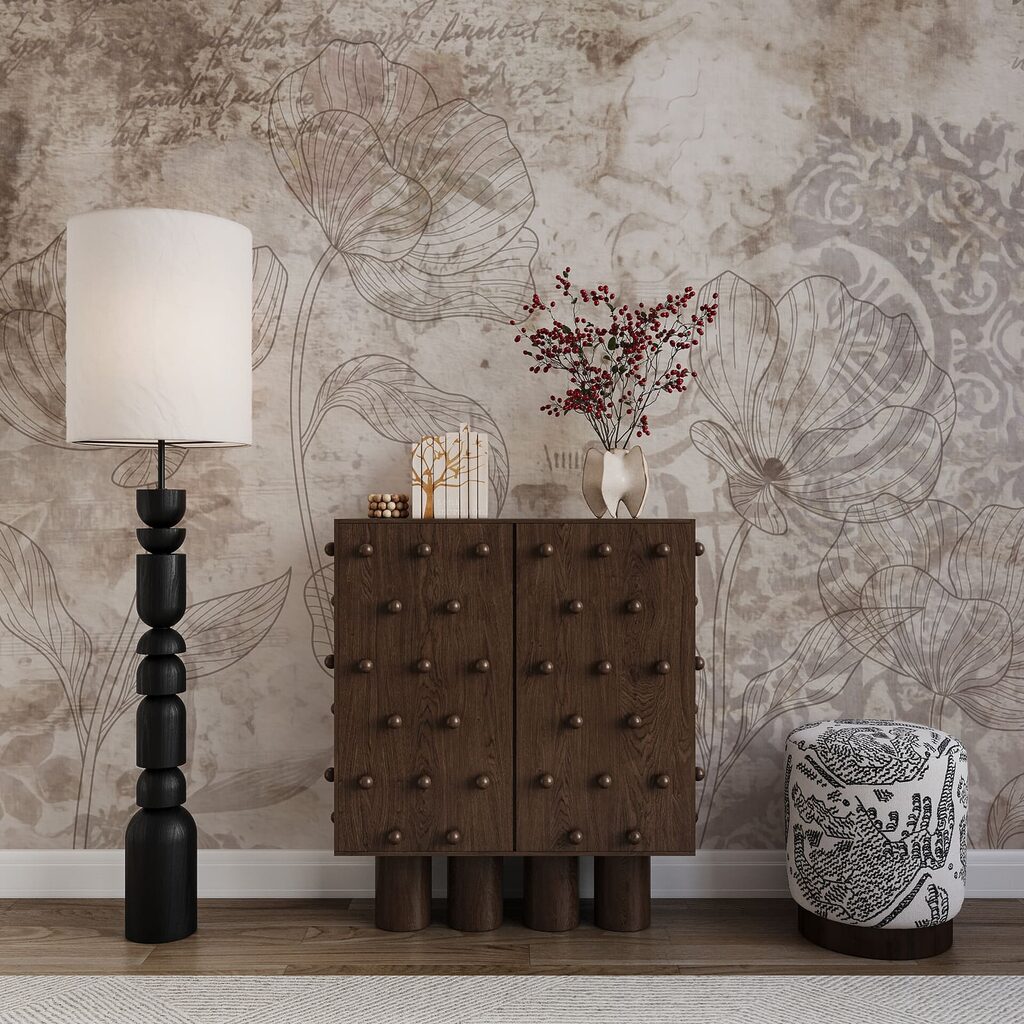 Blütenlinien und alte Ornamente — Interieur 3