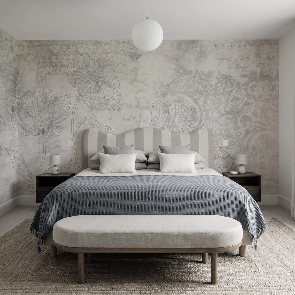 Blütenlinien und alte Ornamente — Interieur 2