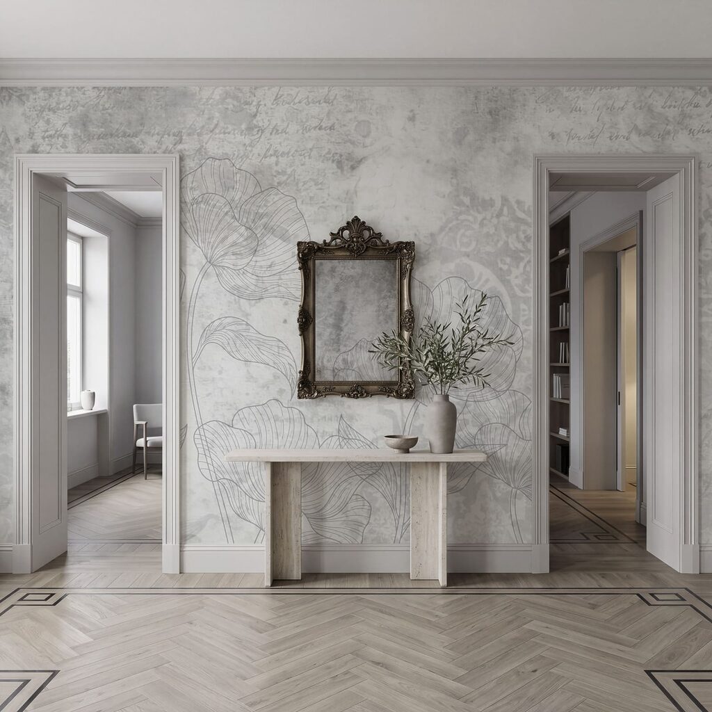 Blütenlinien und alte Ornamente — Interieur 5