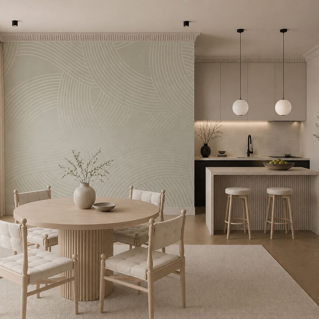 Verschlungene Linienbögen — Interieur 3