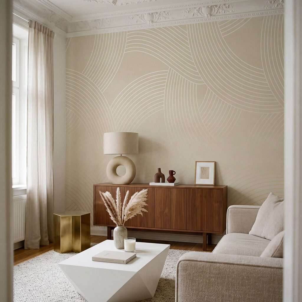 Verschlungene Linienbögen — Interieur 2
