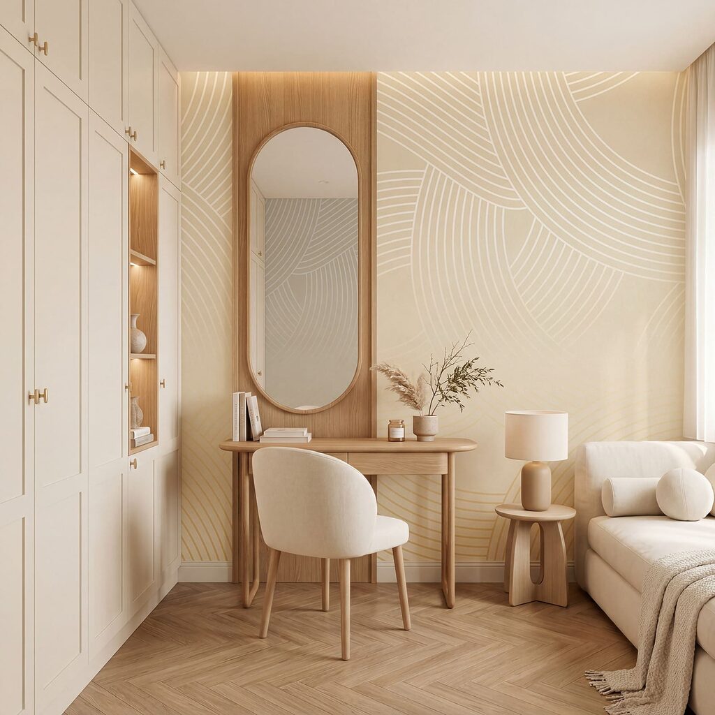 Verschlungene Linienbögen — Interieur 1
