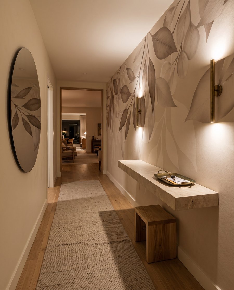 Blätter am oberen Rand — Interieur 3