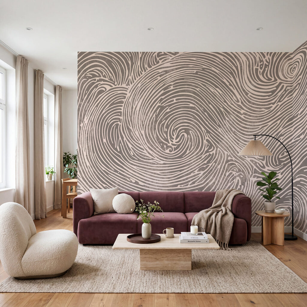 Spiralen in Wellenlinien — Interieur 3