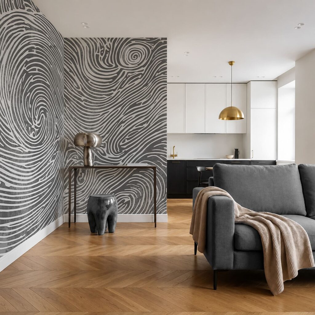 Spiralen in Wellenlinien — Interieur 1