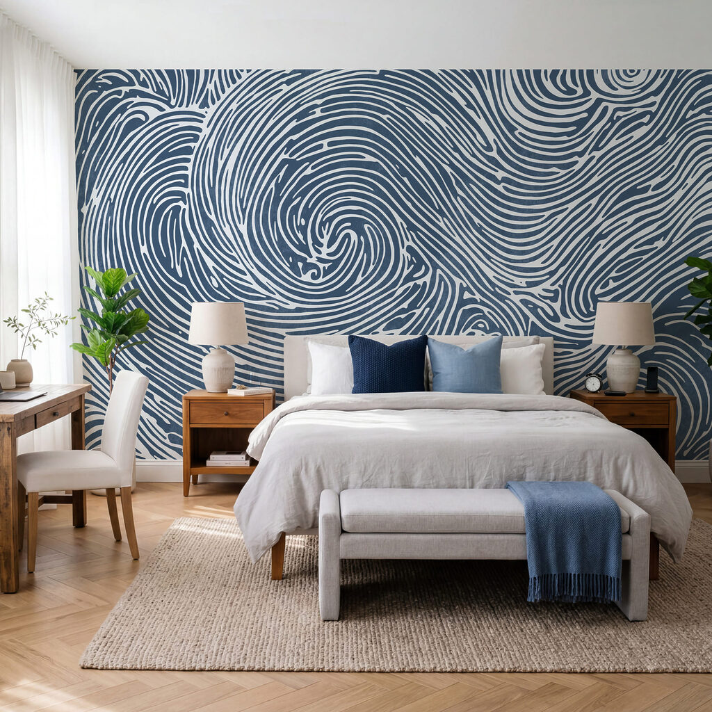 Spiralen in Wellenlinien — Interieur 2