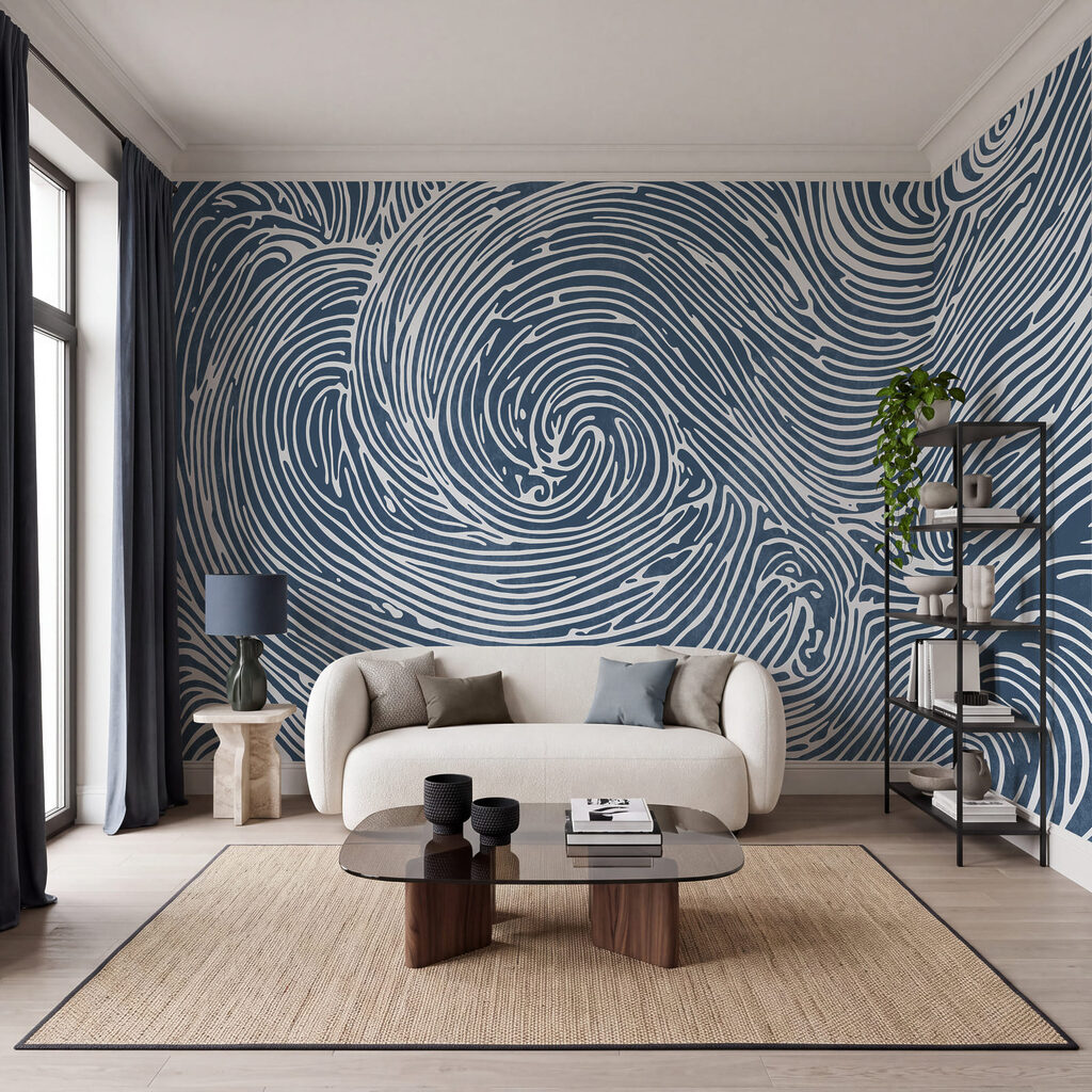 Spiralen in Wellenlinien — Interieur 1