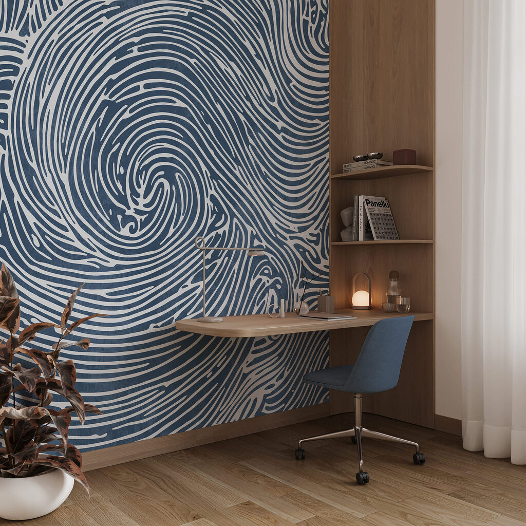 Spiralen in Wellenlinien — Interieur 3