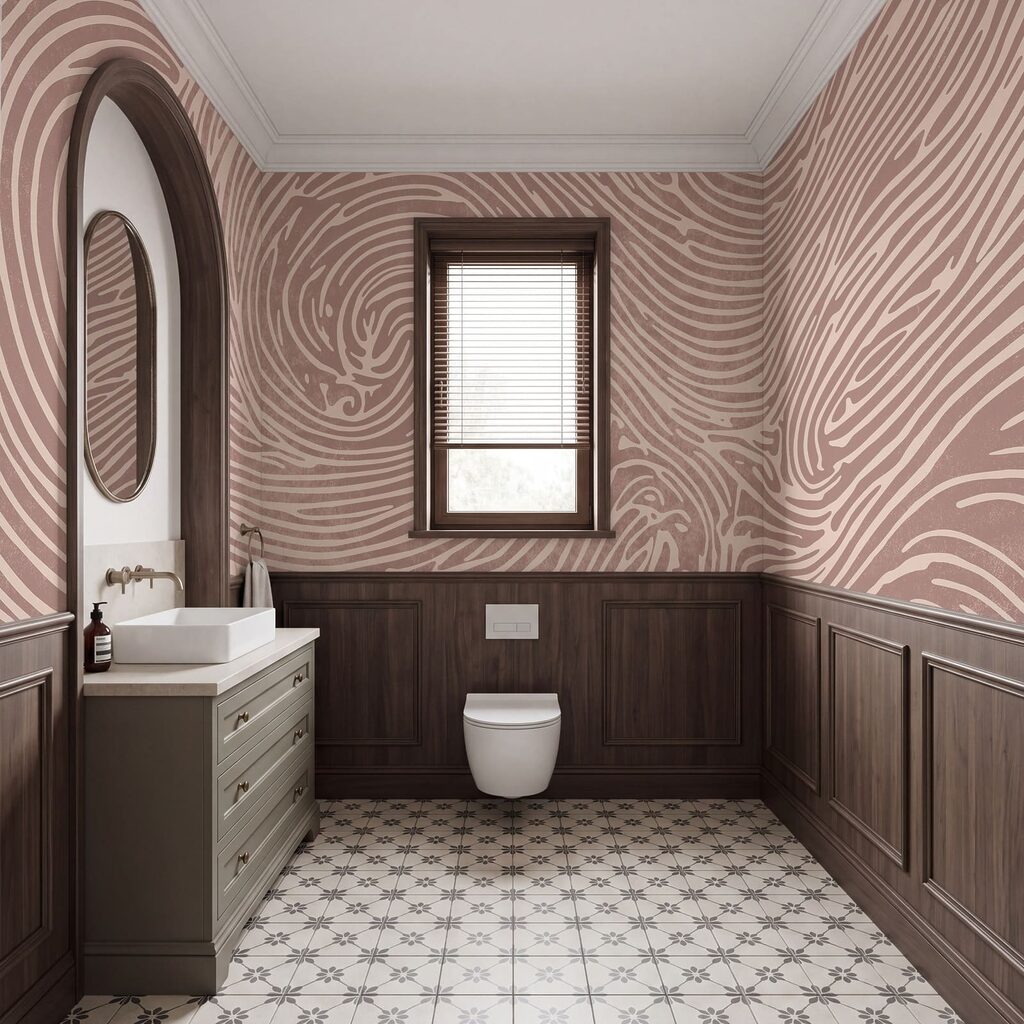 Spiralen in Wellenlinien — Interieur 3