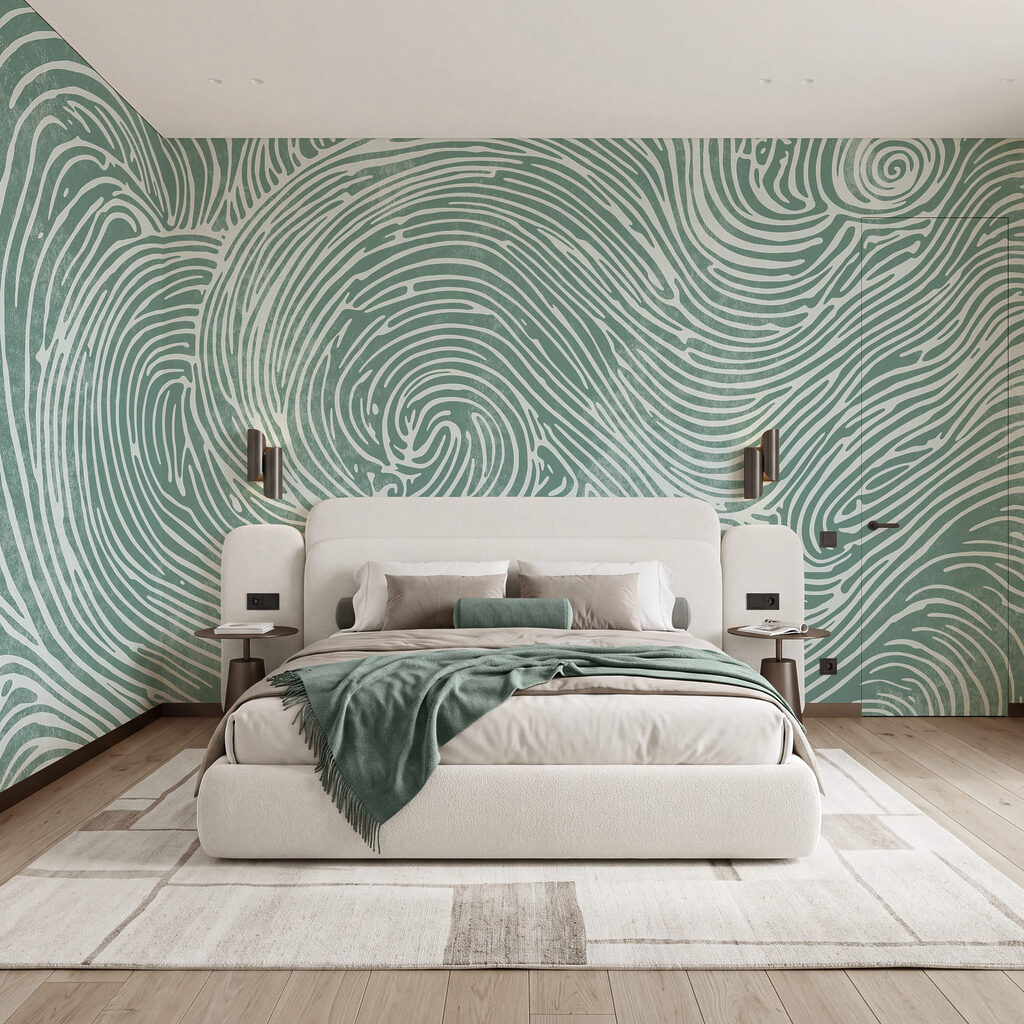 Spiralen in Wellenlinien — Interieur 2