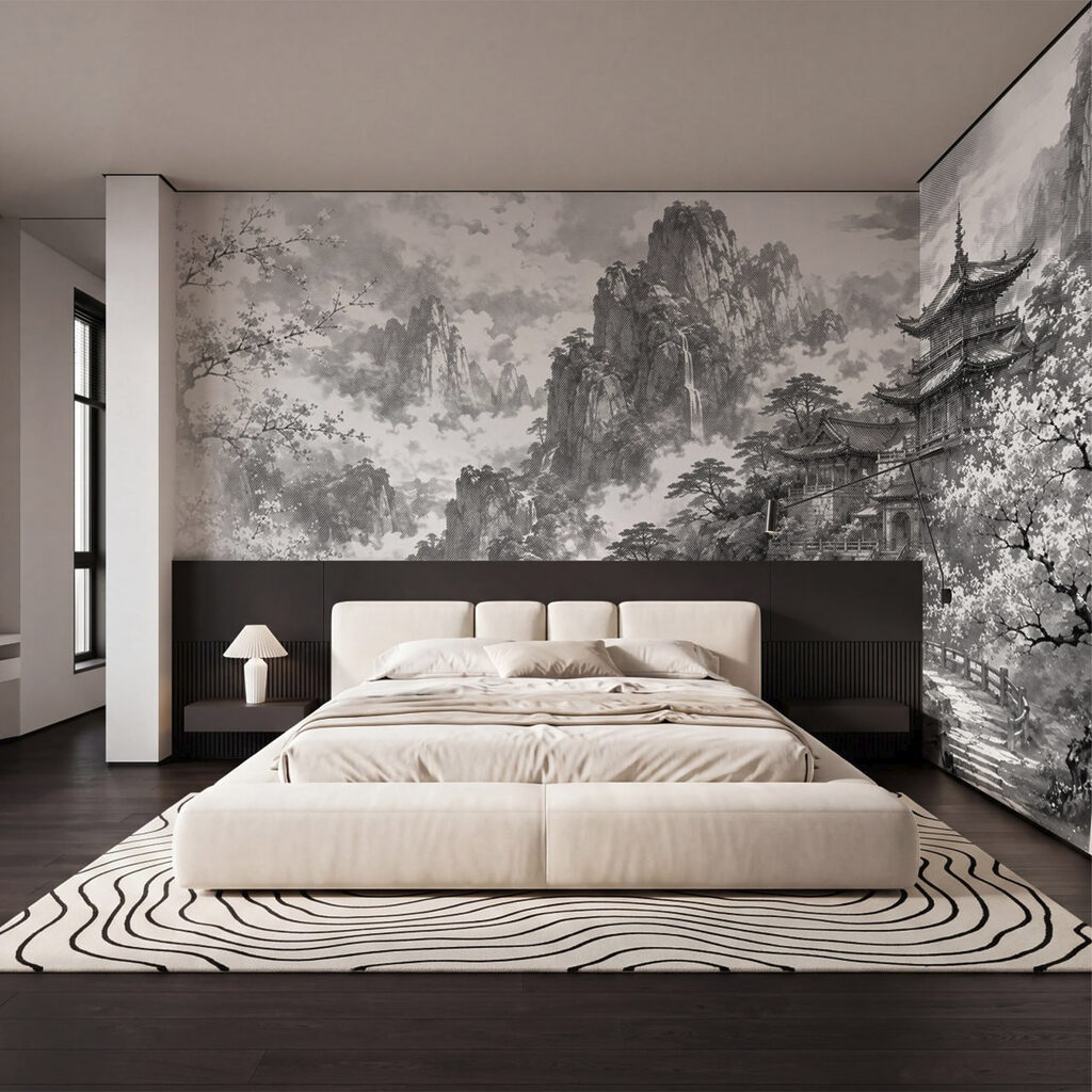 Pagoden zwischen hohen Felsen — Interieur 1