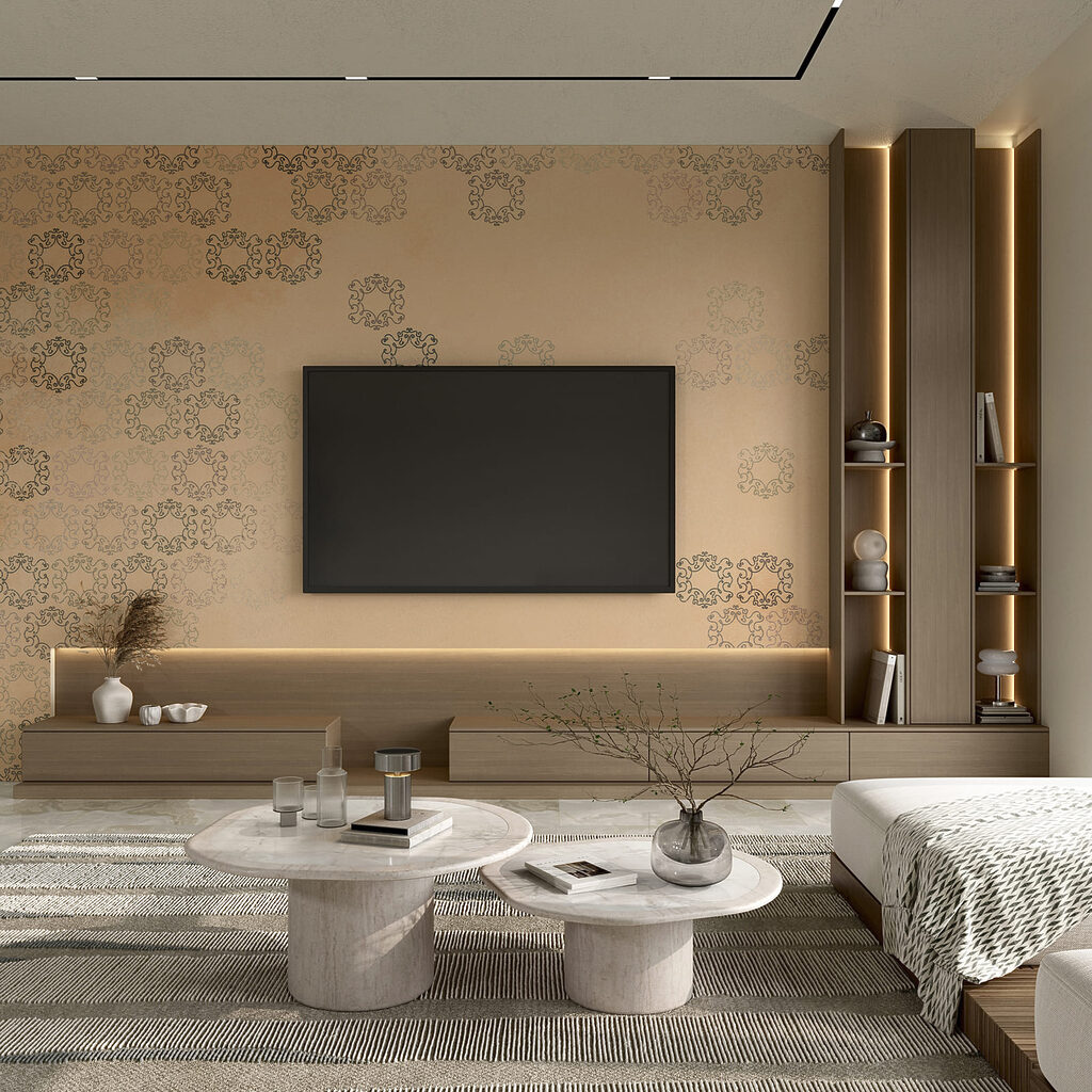 Spitzenrosetten in Gruppen — Interieur 1
